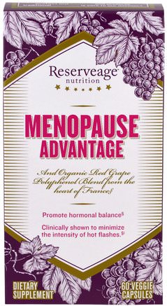 Menopause Advantage, 60 Veggie Capsules by ReserveAge Nutrition-Hälsa, Kvinnor