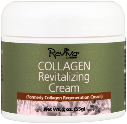 Collagen Revitalizing Cream, 2 oz (55 g) by Reviva Labs-Skönhet, Ansiktsvård, Krämer Lotioner, Serum, Coq10 Hud