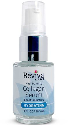 Collagen Serum, 1 fl oz (29.5 ml) by Reviva Labs-Hälsa, Ben, Osteoporos, Kollagen, Skönhet, Ansiktsvård