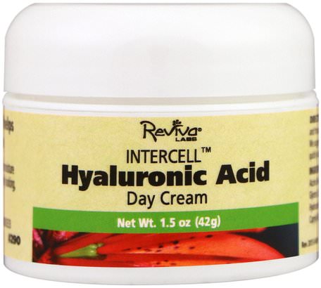 InterCell, Hyaluronic Acid Day Cream, 1.5 oz. (42 g) by Reviva Labs-Skönhet, Ansiktsvård, Krämer Lotioner, Serum, Hälsa, Hud, Krämer Dag