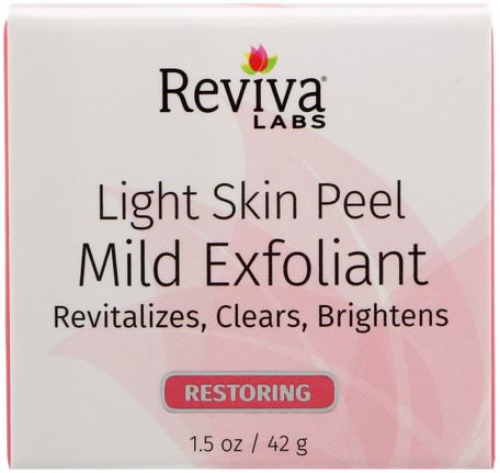 Light Skin Peel, 1.5 oz (42 g) by Reviva Labs-Skönhet, Ansiktsvård, Hud, Salicylsyra
