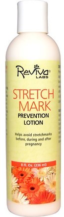 Stretch Mark Prevention Lotion, 8 fl oz (236 ml) by Reviva Labs-Bad, Skönhet, Kroppslotion, Graviditet