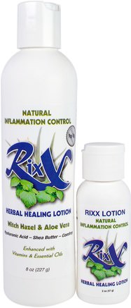 Herbal Healing Lotion, Combo Pack, 8 oz (227 g) & 2 oz (57 g) by Rixx-Bad, Skönhet, Omega Bad, Body Lotion