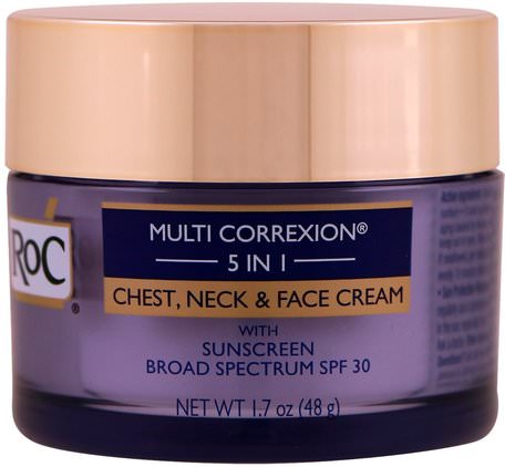 Multi Correxion 5 in 1, Chest, Neck & Face Cream, 1.7 oz (48 g) by RoC-Skönhet, Ansiktsvård