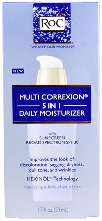 Multi Correxion 5 In 1 Daily Moisturizer, SPF 30, 1.7 fl oz (50 ml) by RoC-Skönhet, Ansiktsvård, Krämer Lotioner, Serum