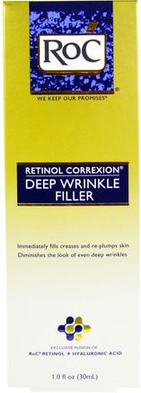 Retinol Correxion, Deep Wrinkle Filler, 1.0 fl oz (30 ml) by RoC-Skönhet, Ansiktsvård, Rynk Krämer