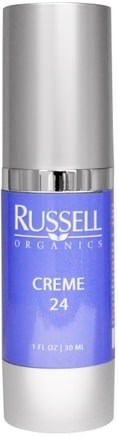 Creme 24, 1 fl oz (30 ml) by Russell Organics-Skönhet, Ansiktsvård, Krämer Lotioner, Serum