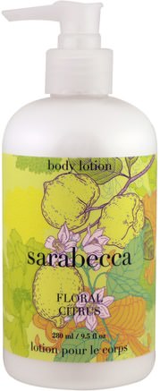 Body Lotion, Floral Citrus, 9.5 fl oz (280 ml) by Sarabecca-Hälsa, Hud, Kroppslotion