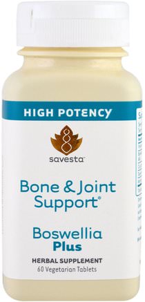 Bone & Joint Support, Boswellia Plus, 60 Veggie Tabs by Savesta-Kosttillskott, Glukosamin Kondroitin, Hälsa, Ben, Osteoporos, Gemensam Hälsa