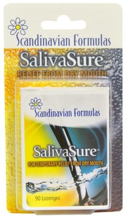 SalivaSure, 90 Lozenges by Scandinavian Formulas-Hälsa, Torr Mun