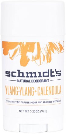 Ylang-Ylang + Calendula, 3.25 oz (92 g) by Schmidts Natural Deodorant-Bad, Skönhet, Deodorant