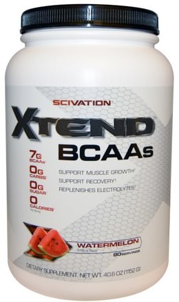 Xtend, BCAAs, Watermelon, 40.6 oz (1152 g) by Scivation-Sport, Träning, Sport