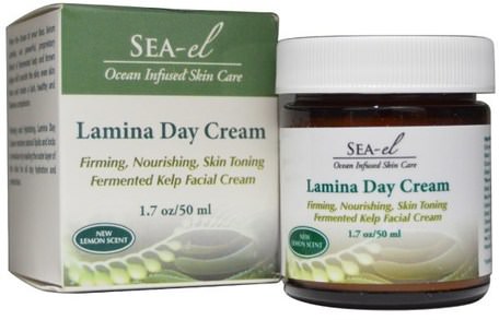 Lamina Day Cream, New Lemon Scent, 1.7 oz (50 ml) by Sea el-Hälsa, Hud, Krämer Dag, Skönhet, Ansiktsvård, Hudtyp Normal Till Torr Hud
