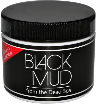 Black Mud, All Natural Facial Mask, 3 oz by Sea Minerals-Skönhet, Ansiktsmasker, Lera Masker