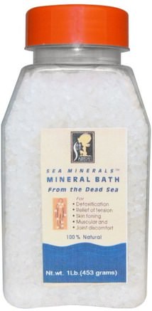 Mineral Bath from the Dead Sea, 1 lb (453 g) by Sea Minerals-Bad, Skönhet, Badsalter