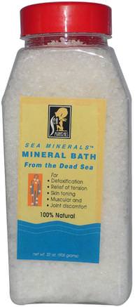 Mineral Bath Salt, 32 oz (906 g) by Sea Minerals-Bad, Skönhet, Badsalter