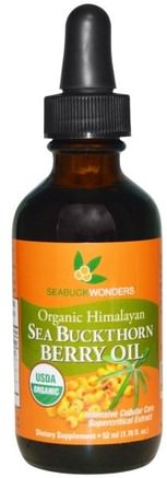 Sea Buckthorn Berry Oil, Intensive Cellular Care, 1.76 oz (52 ml) by SeaBuckWonders-Seabuckwonders, Omega-7