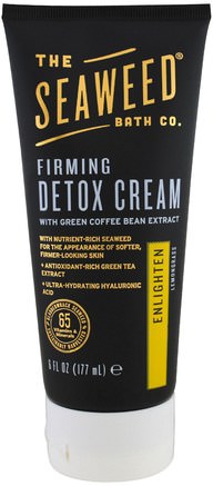Firming Detox Cream, Enlighten, Lemongrass, 6 fl oz (177 ml) by Seaweed Bath Co.-Skönhet, Ansiktsvård