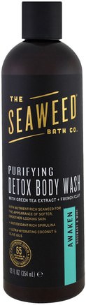 Purifying Detox Body Wash, Awaken, Rosemary & Mint, 12 fl oz (354 ml) by Seaweed Bath Co.-Bad, Skönhet, Duschgel
