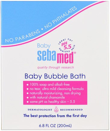 Baby Bubble Bath, 6.8 fl oz (200 ml) by Sebamed USA-Bad, Skönhet, Bubbelbad