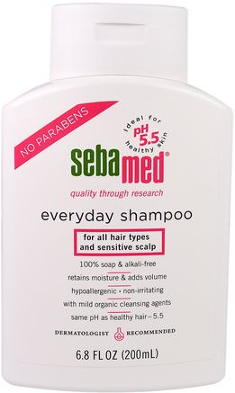 Everyday Shampoo, 6.8 fl oz (200 ml) by Sebamed USA-Bad, Skönhet, Hår, Hårbotten, Schampo, Balsam