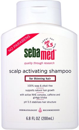 Scalp Activating Shampoo, for Thinning Hair, 6.8 fl oz (200 ml) by Sebamed USA-Bad, Skönhet, Hår, Hårbotten, Schampo