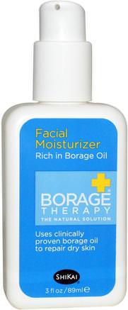 Borage Therapy, Facial Moisturizer, 3 fl oz (89 ml) by Shikai-Skönhet, Ansiktsvård, Krämer Lotioner, Serum
