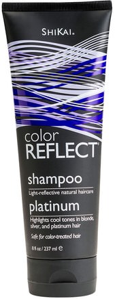 Color Reflect, Shampoo, Platinum, 8 fl oz (237 ml) by Shikai-Bad, Skönhet, Hår, Hårbotten, Schampo