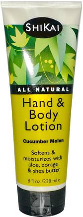 Hand & Body Lotion, Cucumber Melon, 8 fl oz (238 ml) by Shikai-Bad, Skönhet, Body Lotion