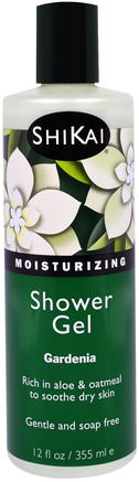 Moisturizing Shower Gel, Gardenia, 12 fl oz (355 ml) by Shikai-Bad, Skönhet, Duschgel