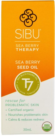 Organic Sea Berry Seed Oil, 30 ml by Sibu Beauty-Bad, Skönhet, Havtorns Skönhet