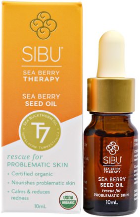 Sea Berry Seed Oil, 10 ml by Sibu Beauty-Bad, Skönhet, Havtorns Skönhet