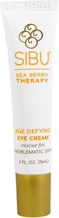 Sea Berry Therapy, Age Defying Eye Cream, Sea Buckthorn Oil, T7, 0.5 fl oz (15 ml) by Sibu Beauty-Bad, Skönhet, Havtorns Skönhet, Ögonkrämor