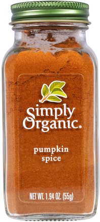 1.94 oz (55 g) by Simply Organic Pumpkin Spice-Mat, Kryddor Och Kryddor