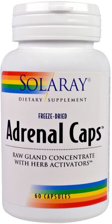 Adrenal Caps, 60 Capsules by Solaray-Hälsa, Binjurstöd