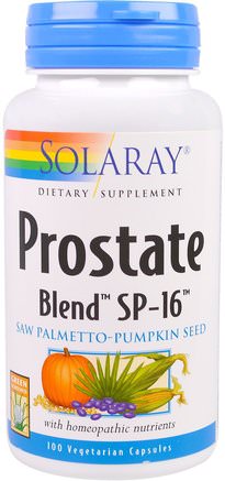Prostate Blend SP-16, 100 Veggie Caps by Solaray-Hälsa, Män, Prostata
