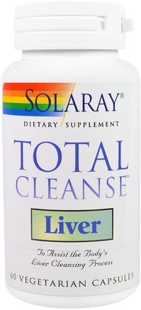 Total Cleanse, Liver, 60 Veggie Caps by Solaray-Hälsa, Detox