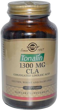 Tonalin CLA, 1300 mg, 60 Softgels by Solgar-Viktminskning, Diet, Cla (Konjugerad Linolsyra), Cla