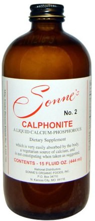No.2, Calphonite, A Liquid Calcium-Phosphorous, 15 fl oz (444 ml) by Sonnes-Kosttillskott, Mineraler, Kalcium, Flytande Kalcium