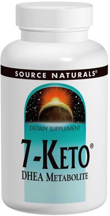 7-Keto, DHEA Metabolite, 50 mg, 60 Tablets by Source Naturals-Kosttillskott, 7-Keto, Dhea