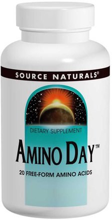 Amino Day, 1.000 mg, 120 Tablets by Source Naturals-Kosttillskott, Aminosyror, L Alanin