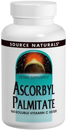 Ascorbyl Palmitate, 500 mg, 90 Capsules by Source Naturals-Vitaminer, C-Corkorbylpalmitat-Vitamin (C-Ester)