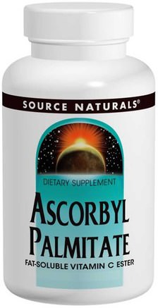 Ascorbyl Palmitate, 500 mg, 90 Tablets by Source Naturals-Vitaminer, Vitamin C, Vitamin C Askorbylpalmitat (C-Ester)