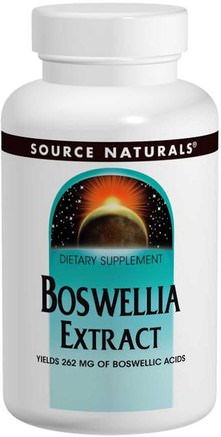 Boswellia Extract, 100 Tablets by Source Naturals-Hälsa, Inflammation, Boswellia
