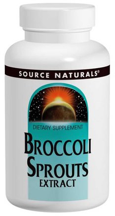Broccoli Sprouts Extract, 60 Tablets by Source Naturals-Kosttillskott, Broccoli Korsverk, Broccoli Extrakt Sulforafan