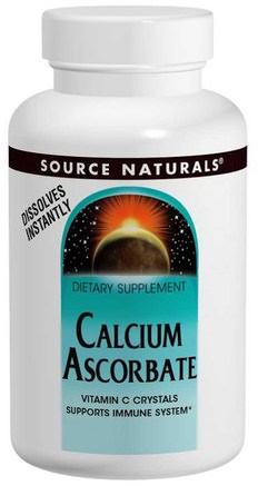 Calcium Ascorbate, 8 oz (226.8 g) by Source Naturals-Vitaminer, Vitamin C, Mineraler