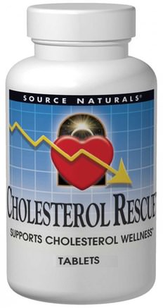 Cholesterol Rescue, 60 Tablets by Source Naturals-Hälsa, Kolesterolstöd, Kolesterol