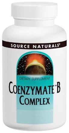 Coenzymate B Complex, Orange Flavored Sublingual, 60 Tablets by Source Naturals-Kosttillskott, Coenzymat B-Vitaminer, Vitamin B-Komplex