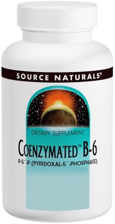Coenzymated B-6, 25 mg Sublingual, 120 Tablets by Source Naturals-Kosttillskott, Coenzymat B-Vitaminer