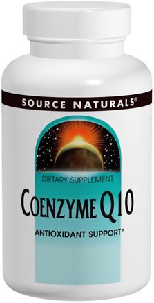Coenzyme Q10, 200 mg, 60 Softgels by Source Naturals-Kosttillskott, Antioxidanter, Koenzym Q10